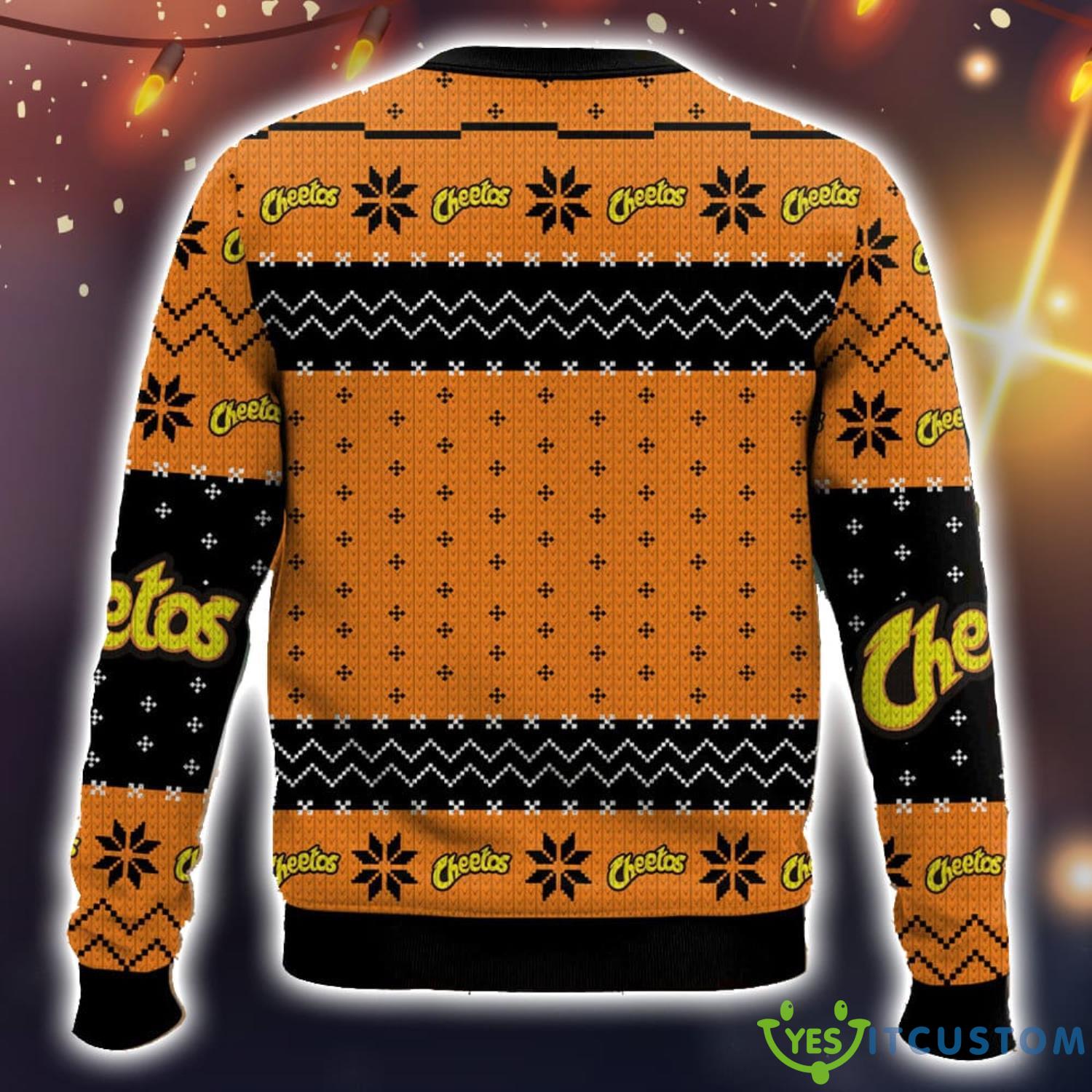 Cheetos Snack Brand Ugly Christmas Sweater Unisex Swweater 6 Cheetos Snack Brand Ugly Christmas Sweater Unisex Swweater Product Photo 2