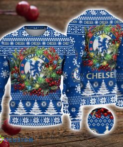 Chelsea F.C. 3D Ugly Christmas Sweater Christmas Gift For Fans Men Women Christmas Sweater Product Photo 1