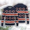 Chicago Bears Christmas Pattern Knitted Sweater Product Photo 1