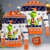 Chicago Bears Grinch Knit Ugly Christmas Sweater Product Photo 1