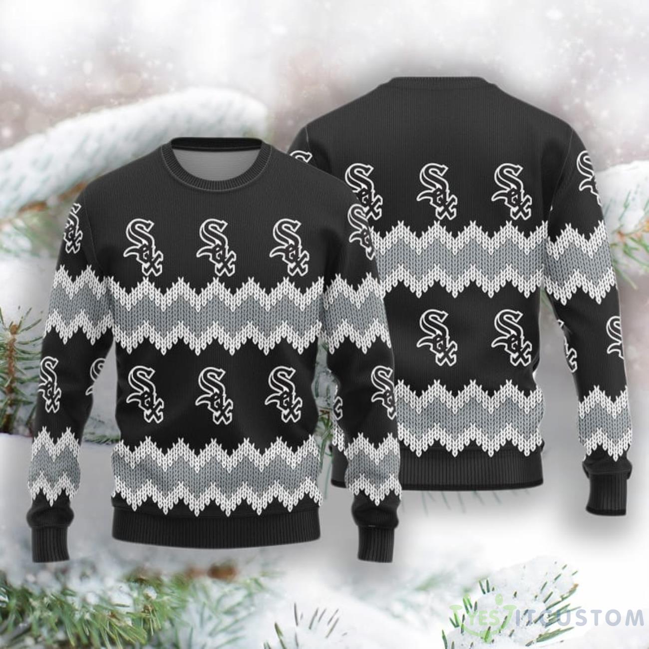 Chicago White Sox Christmas Pattern Knitted Sweater 3 Chicago White Sox Christmas Pattern Knitted Sweater Product Photo 1