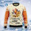 Chickens & Dogs Ugly Christmas Sweater 3D All-Over Printed Fun For Girls Who Love Animals Product Photo 1