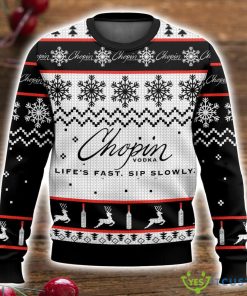 Chopin vodka Ugly Sweater 3D All Over Printed Christmas Sweater Gift Product Photo 1