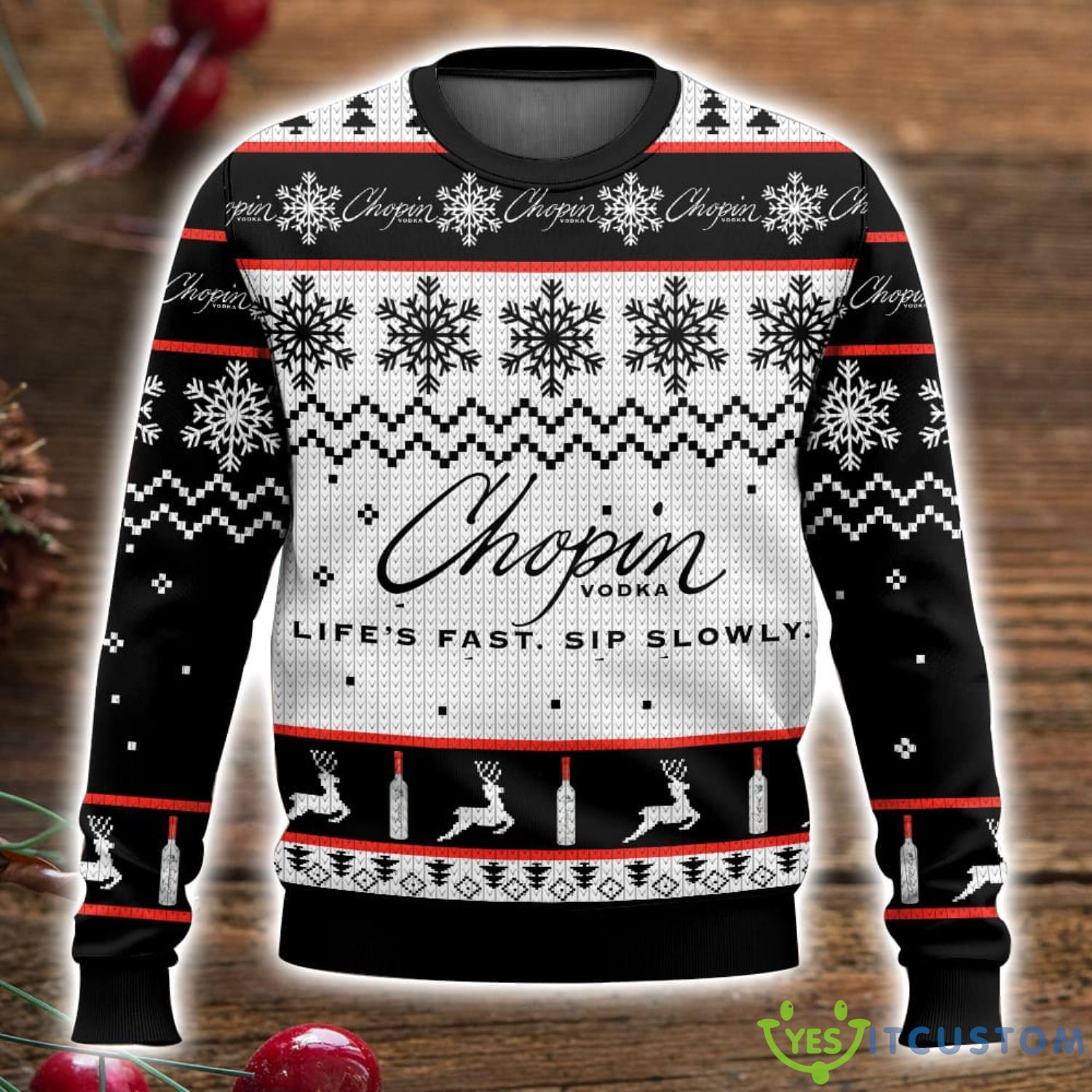 Chopin vodka Ugly Sweater 3D All Over Printed Christmas Sweater Gift 5 Chopin vodka Ugly Sweater 3D All Over Printed Christmas Sweater Gift Product Photo 1