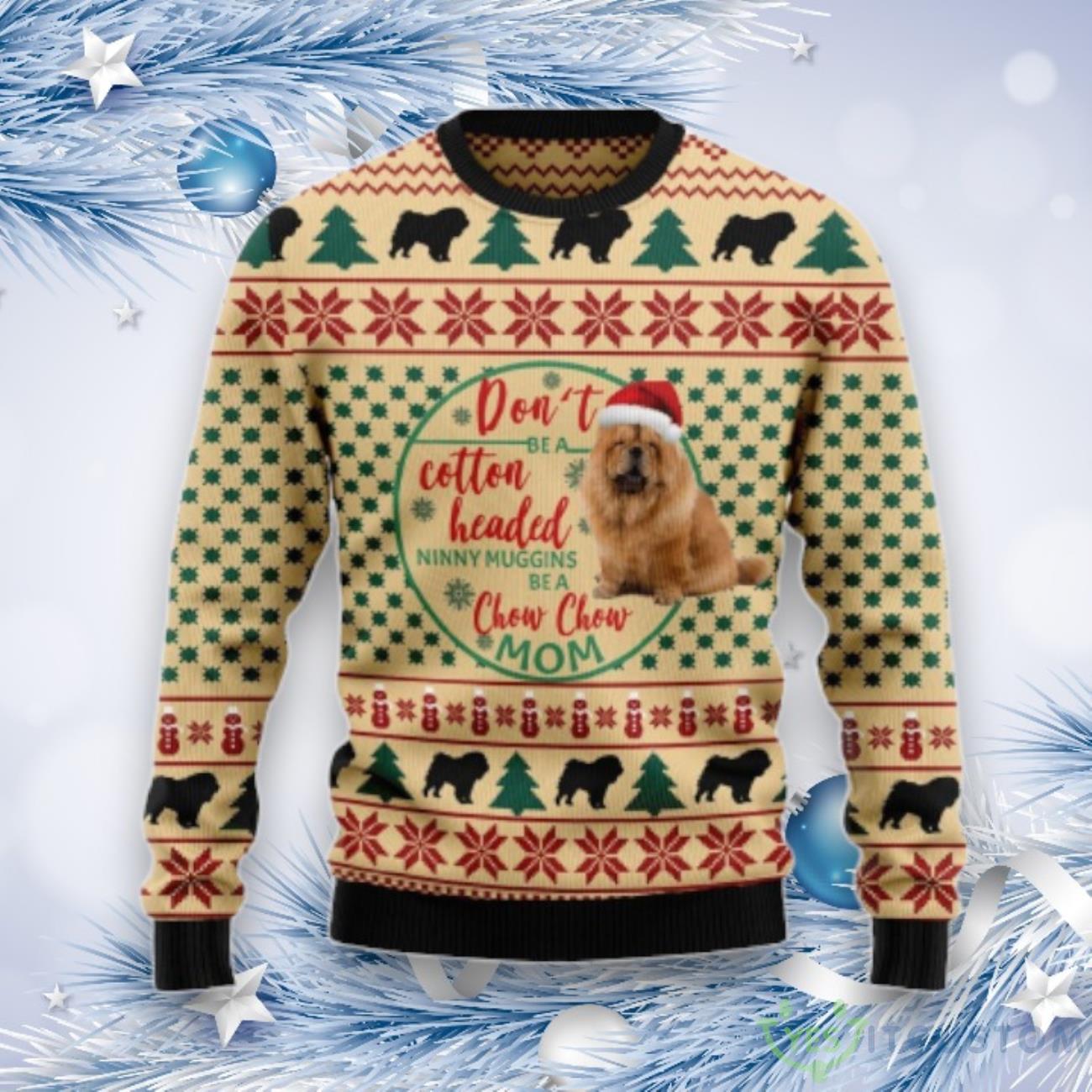Chow Chow Mom Ugly Christmas Sweater, Gift For Christmas, Unisex Crewneck Sweater 3 Chow Chow Mom Ugly Christmas Sweater, Gift For Christmas, Unisex Crewneck Sweater Product Photo 1