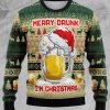 Christmas Beer 3D Print Classic Crewneck Ugly Sweater Product Photo 1