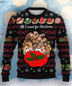Christmas Cocks Gift Printed Casual Crew Neck Ugly Sweater Product Photo 1