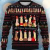 Christmas Cocks Happy Printed Casual Crew Neck Ugly Sweater Product Photo 1
