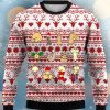 Christmas Cocks Print Casual Crew Neck Ugly Sweater Product Photo 1