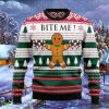 Christmas Cookies Bite Me Ugly Christmas Sweater Ugly Christmas Sweaters Style Gift Product Photo 1
