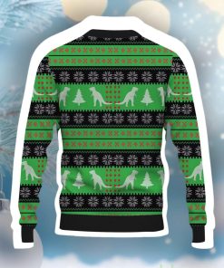 Christmas Dinosaur Print Crew Neck Ugly Sweater 3 Christmas Dinosaur Print Crew Neck Ugly Sweater Product Photo 2
