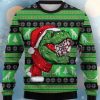 Christmas Dinosaur Print Crew Neck Ugly Sweater Product Photo 1