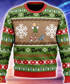 Christmas Doug Nickelodeon Ugly Christmas Sweater Gift For Fans - Christmas Doug Nickelodeon Ugly Christmas Sweater_1