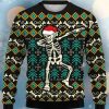 Christmas Fun Skull Print Crew Neck Ugly Sweater Product Photo 1