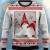 Christmas Gnome Print Crew Neck Ugly Sweater Product Photo 1
