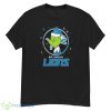 Christmas Grinch Santa I Hate People But I Love My Detroit Lions Christmas Shirt - G500 Men’s Classic T-Shirt