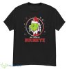 Christmas Grinch Santa I Hate People But I Love My Ohio State Buckeyes Christmas Shirt - G500 Men’s Classic T-Shirt