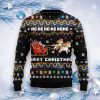 Christmas Hohoho Santa Claus Ride Unicorns Ugly Sweater Product Photo 1