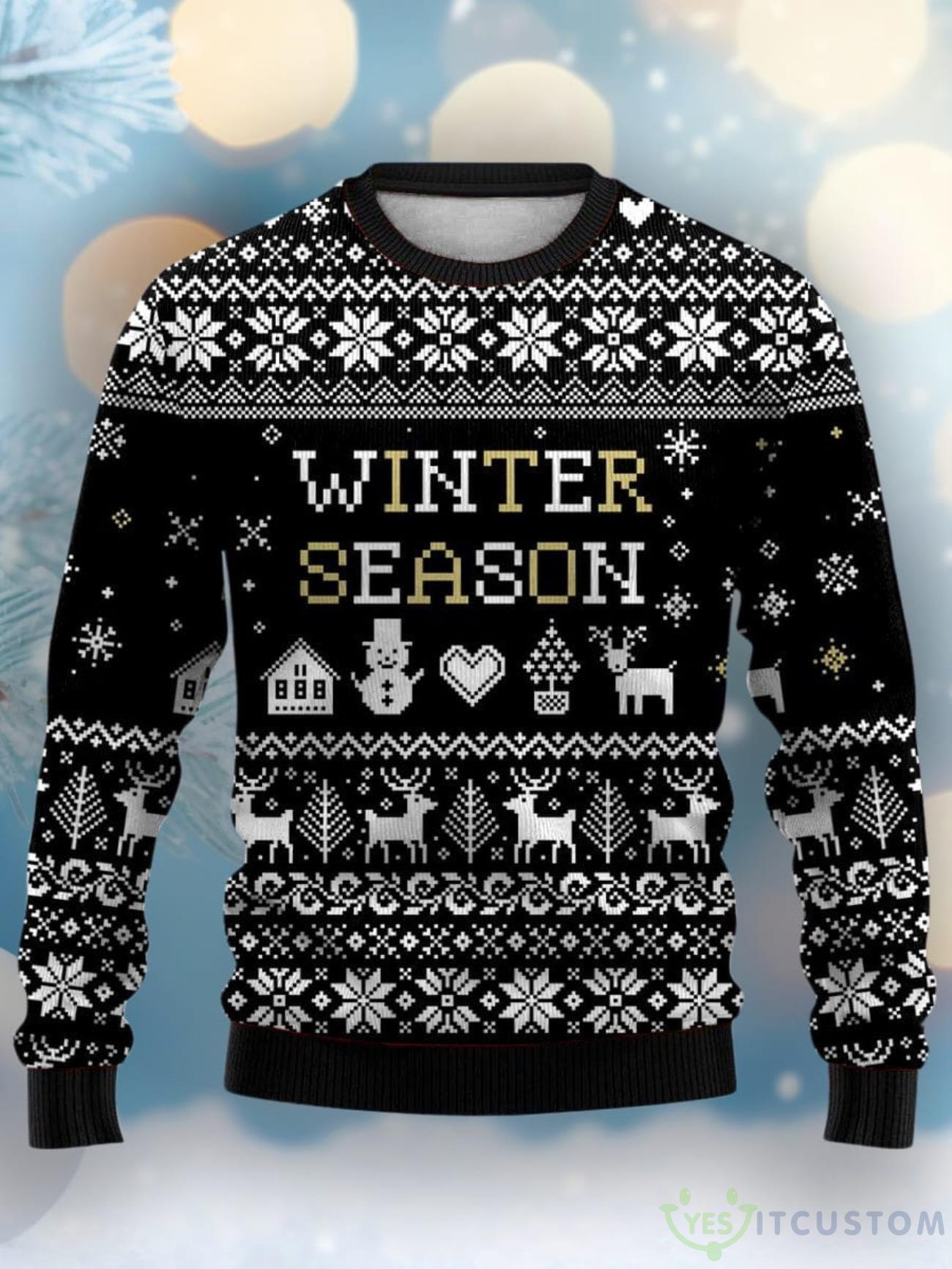 Christmas Knit Graphic Print Crew Neck Ugly Sweater Great Gift For Men Women 3 Christmas Knit Graphic Print Crew Neck Ugly Sweater Great Gift For Men Women Product Photo 1