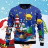 Christmas Lighthouse Sweater 3D Ugly Christmas Sweaters Style Gift For Men And Women Product Photo 1