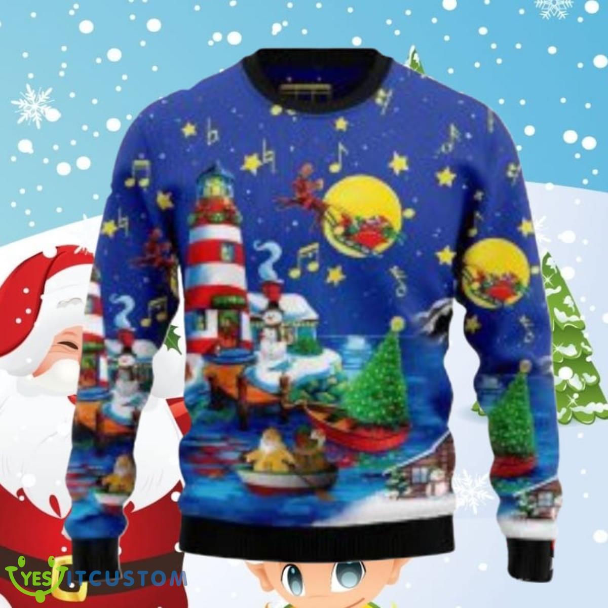 Christmas Lighthouse Sweater 3D Ugly Christmas Sweaters Style Gift For Men And Women 3 Christmas Lighthouse Sweater 3D Ugly Christmas Sweaters Style Gift For Men And Women Product Photo 1