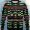 Christmas Moose Print Crewneck Ugly Sweater Product Photo 1