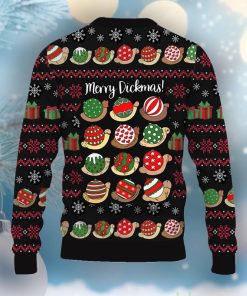 Christmas Snail Cocks Print Casual Crew Neck Ugly Sweater Product Photo 2