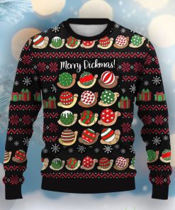 Christmas Snail Cocks Print Casual Crew Neck Ugly Sweater Product Photo 1