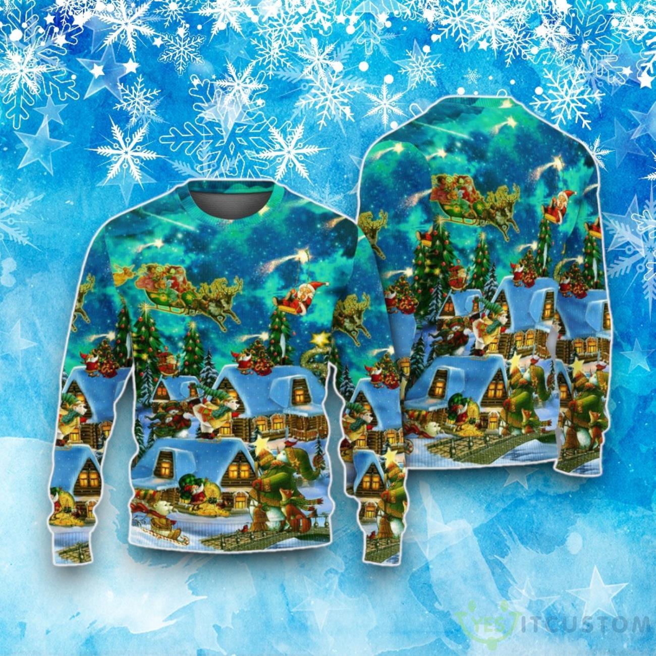 Christmas The Magical Night Ugly Christmas Sweater 5 Christmas The Magical Night Ugly Christmas Sweater Product Photo 1