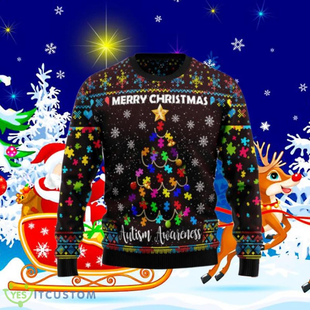 Christmas Tree Autism Awareness Ugly Christmas Sweaters Unique Gift For Men And Women 3 Christmas Tree Autism Awareness Ugly Christmas Sweaters Unique Gift For Men And Women Product Photo 1