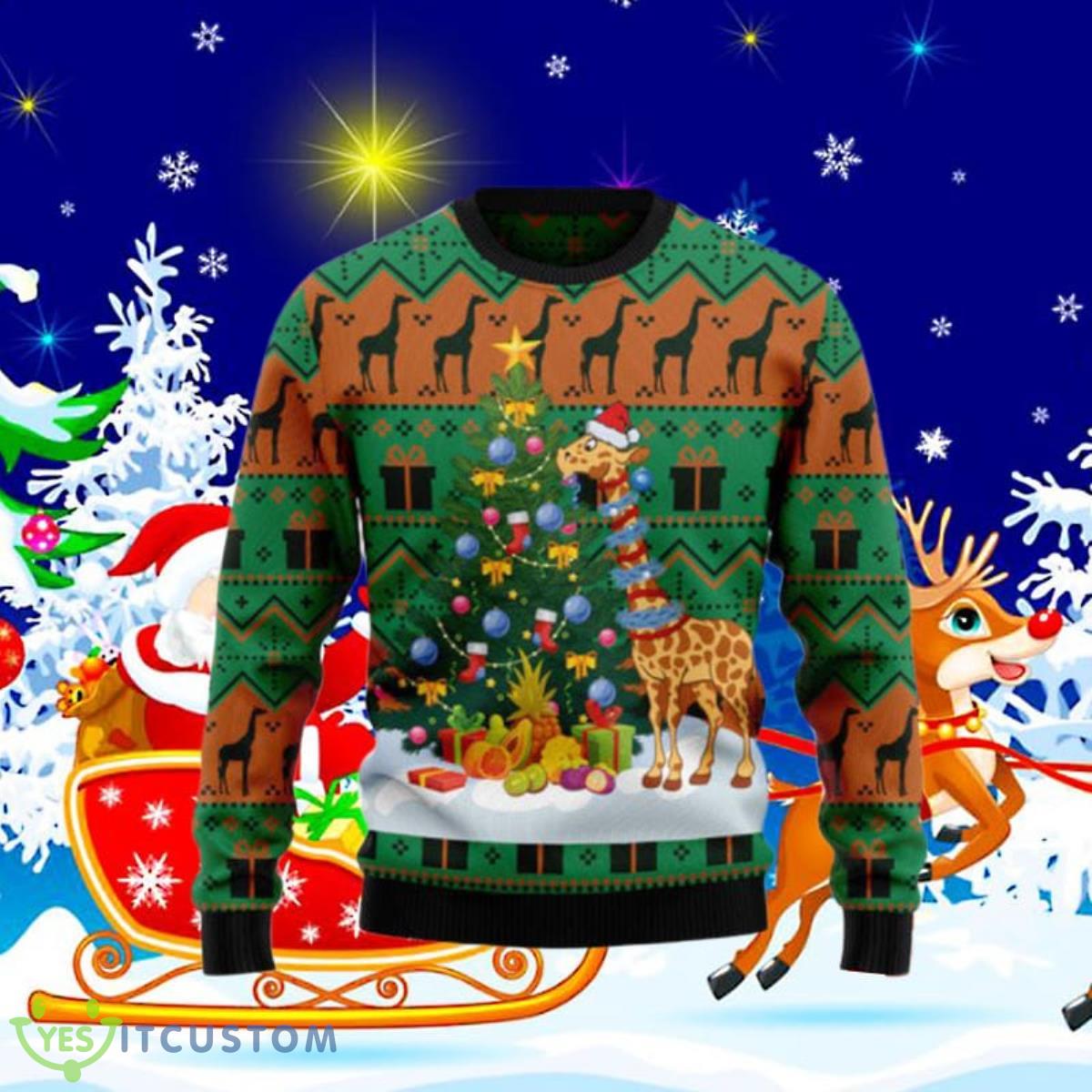 Christmas Tree Giraffe Ugly Christmas Sweaters Unique Gift For Men And Women 3 Christmas Tree Giraffe Ugly Christmas Sweaters Unique Gift For Men And Women Product Photo 1