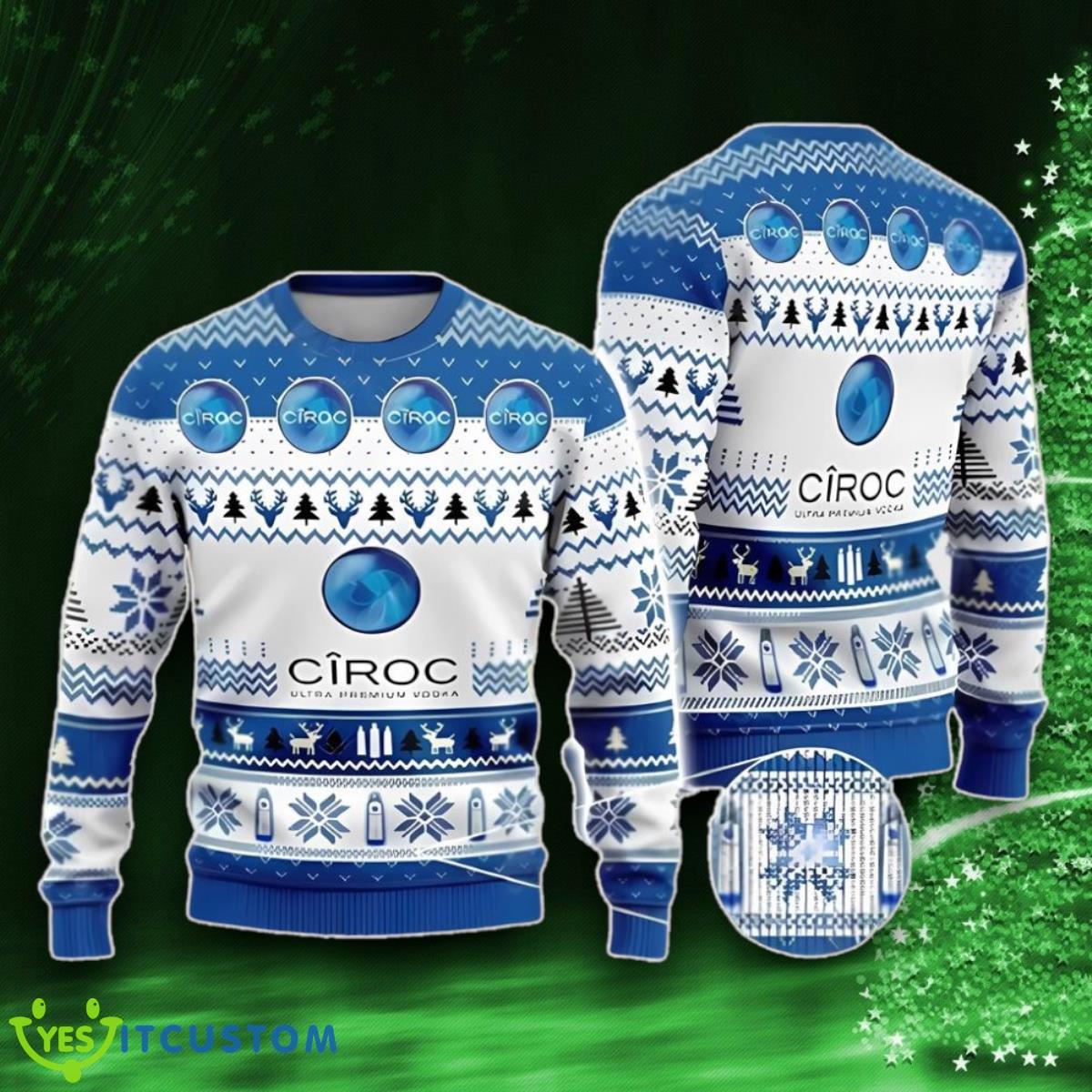Ciroc Ultra Premium Vodka Ugly Christmas Sweater Best Gift For Men And Women 3 Ciroc Ultra Premium Vodka Ugly Christmas Sweater Best Gift For Men And Women Product Photo 1