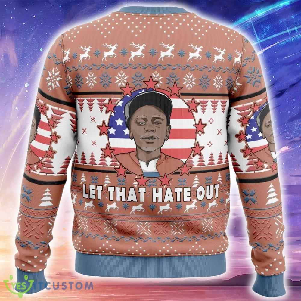 Clayton Bigsby Chappelle’s Show Ugly Christmas 3D Sweater Gift Holidays 6 Clayton Bigsby Chappelle’s Show Ugly Christmas 3D Sweater Gift Holidays - Clayton Bigsby Chappelle’s Show Ugly Christmas Sweater_2