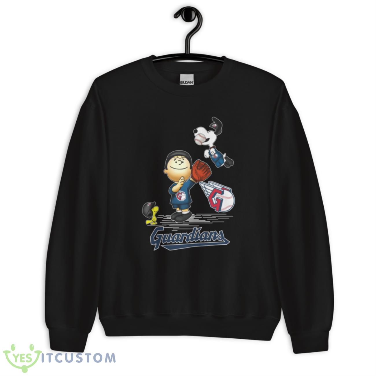 Cleveland Guardians The Peanuts T-shirt For Fans 3 Cleveland Guardians The Peanuts T-shirt For Fans - Unisex Crewneck Sweatshirt