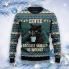 Coffee Cat Ugly Christmas Sweater, For Men & Women, Best Gift For Christmas Product Photo 1