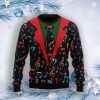 Colorful Music Notes Ugly Christmas Sweater Product Photo 1