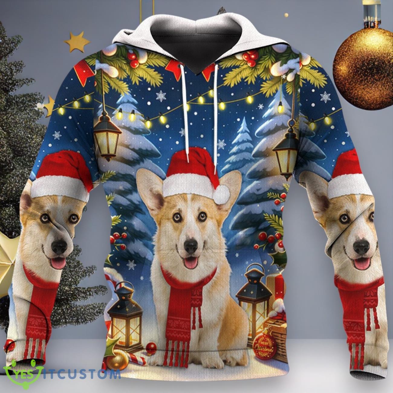 Corgi Christmas Hoodie Merry Xmas Corgi Hoodie Gift Ideas For Dog Lovers 6 Corgi Christmas Hoodie Merry Xmas Corgi Hoodie Gift Ideas For Dog Lovers Product Photo 1