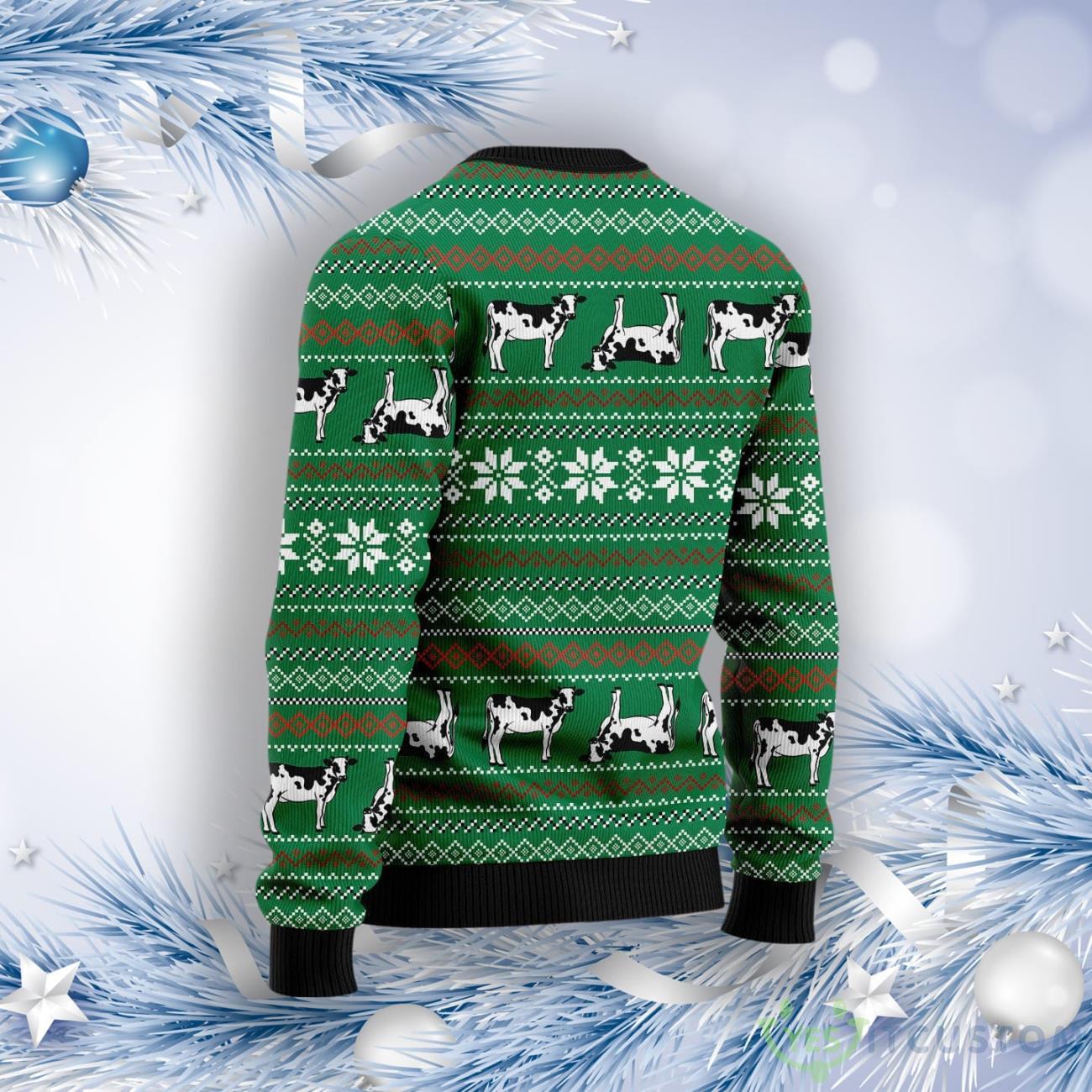 Cow Not Today Ugly Christmas Sweater 8 Cow Not Today Ugly Christmas Sweater Product Photo 2