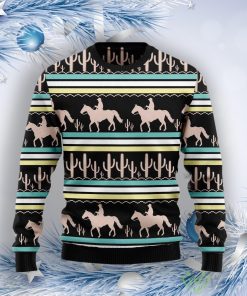 Cowboy Cactus Ugly Christmas Sweater Product Photo 1