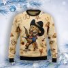 Cowboy Tiger Ugly Christmas Sweater Product Photo 1