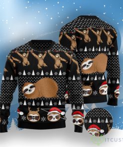 Crazy Sloth Ugly Christmas Sweater 5 Crazy Sloth Ugly Christmas Sweater Product Photo 3
