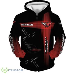 Custom Name Chevrolet Corvette C5 Car Lovers 3D Hoodie, T Shirt, Sweatshirt AOP For Men And Women Gift Christmas - Chevrolet Corvette C5 Car 3D Hoodie, Zip Hoodie_4