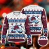 Custom Name Colorado Avalanche Ice Hockey Ugly Christmas Sweater Funny Christmas Sweater Product Photo 1