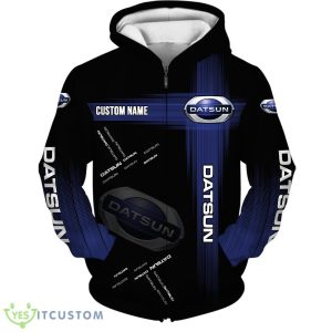 Custom Name Datsun Car Lovers 3D Hoodie, T Shirt, Sweatshirt All Over Print For Fans Gift Christmas - Datsun Car 3D Hoodie, Zip Hoodie_4