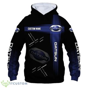 Custom Name Datsun Car Lovers 3D Hoodie, T Shirt, Sweatshirt All Over Print For Fans Gift Christmas - Datsun Car 3D Hoodie, Zip Hoodie_1