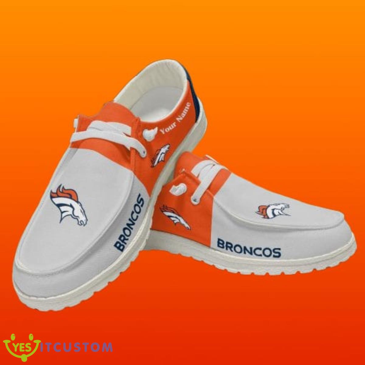 Custom Name Denver Broncos Loafer Shoes Unique Gift 3 Custom Name Denver Broncos Loafer Shoes Unique Gift Product Photo 1