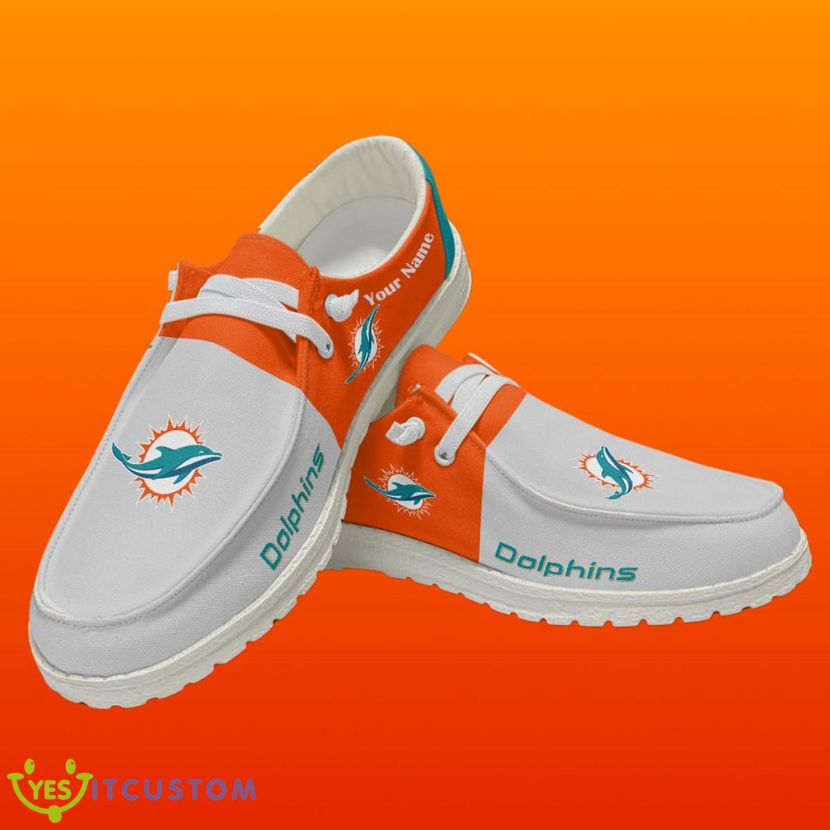 Custom Name Miami Dolphins Loafer Shoes Unique Gift 3 Custom Name Miami Dolphins Loafer Shoes Unique Gift Product Photo 1