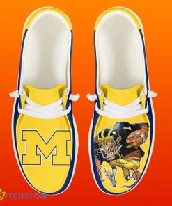 Custom Name Michigan Wolverines Loafer Shoes Unique Gift Product Photo 2
