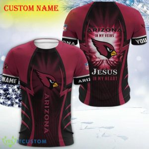 Custom Name NFL Arizona Cardinals Hoodie, SweatShirt, T Shirt, Zip Hoodie All Over Printed For Fans Gift Christmas - Custom Name NFL Arizona Cardinals Hoodie, SweatShirt_5