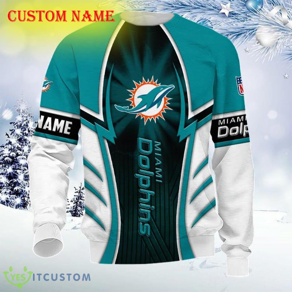 Custom Name NFL Miami Dolphins Hoodie, SweatShirt, T Shirt, Zip Hoodie All Over Printed For Fans Gift Christmas 2 Custom Name NFL Miami Dolphins Hoodie, SweatShirt, T Shirt, Zip Hoodie All Over Printed For Fans Gift Christmas - Custom Name NFL Miami Dolphins Hoodie, SweatShirt_2